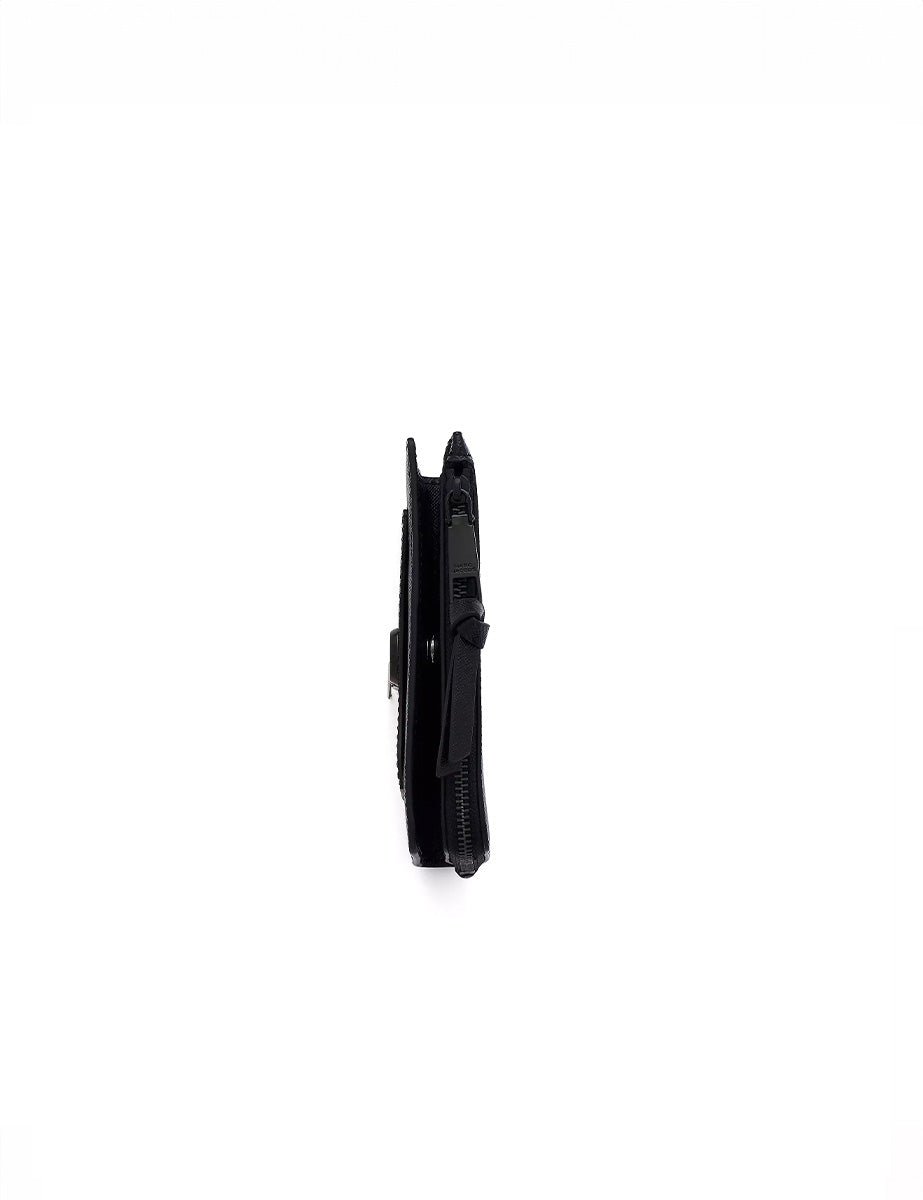 portafogli medium flat leather nero - marc jacobs - portafogli