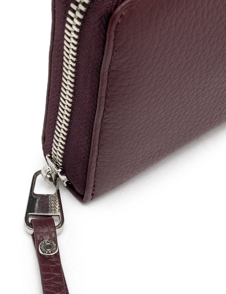 portafogli pelle wine berry - gianni chiarini - portafogli