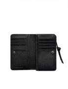 portafoglio pelle the compact wallet nero - marc jacobs - portafogli