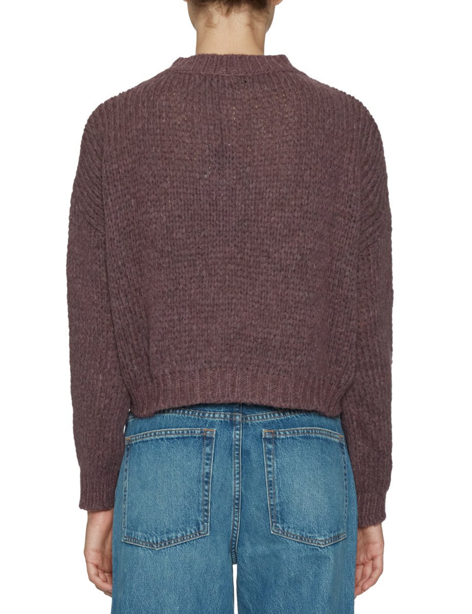 pullover alpaca bordeaux - roberto collina - pullover