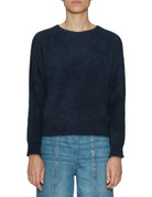 pullover angora blu navy - Frida SRL