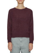 pullover angora bordeaux - Frida SRL
