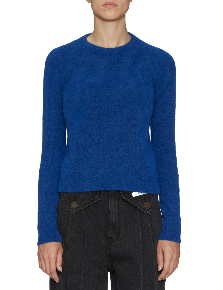 pullover cashmere seta bluette - Frida SRL
