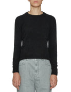 pullover cashmere seta nero - Frida SRL