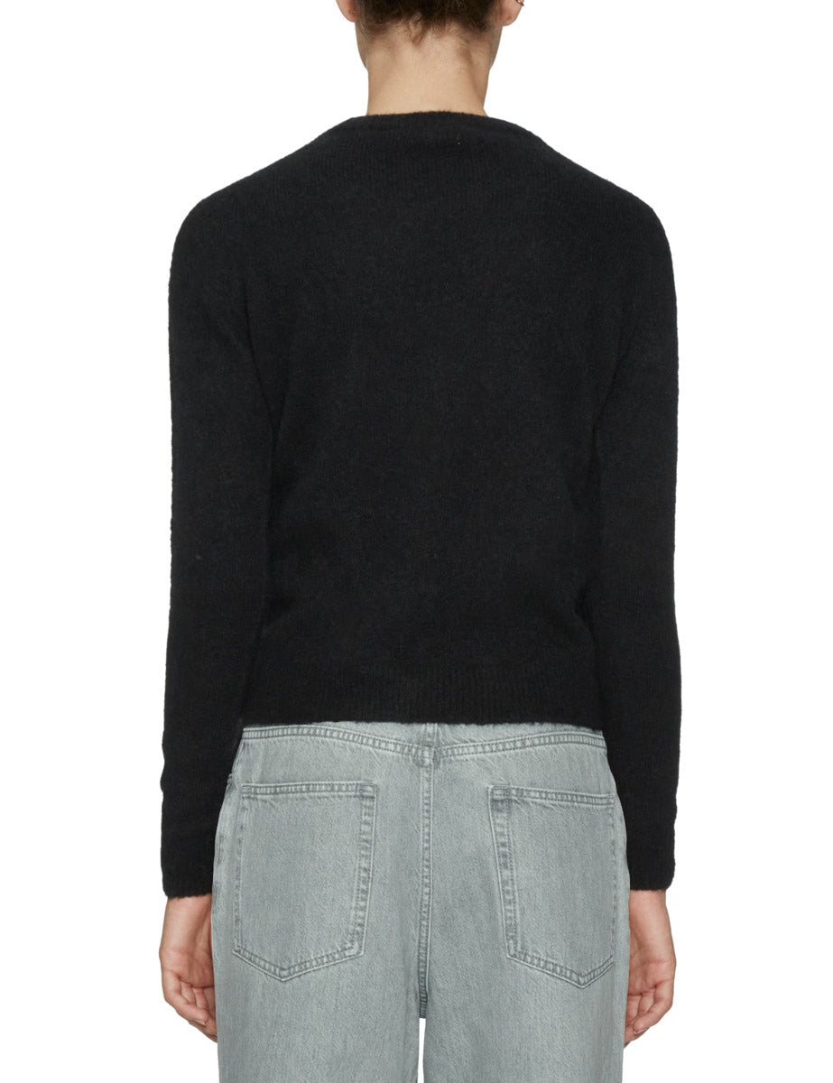 pullover cashmere seta nero - Frida SRL
