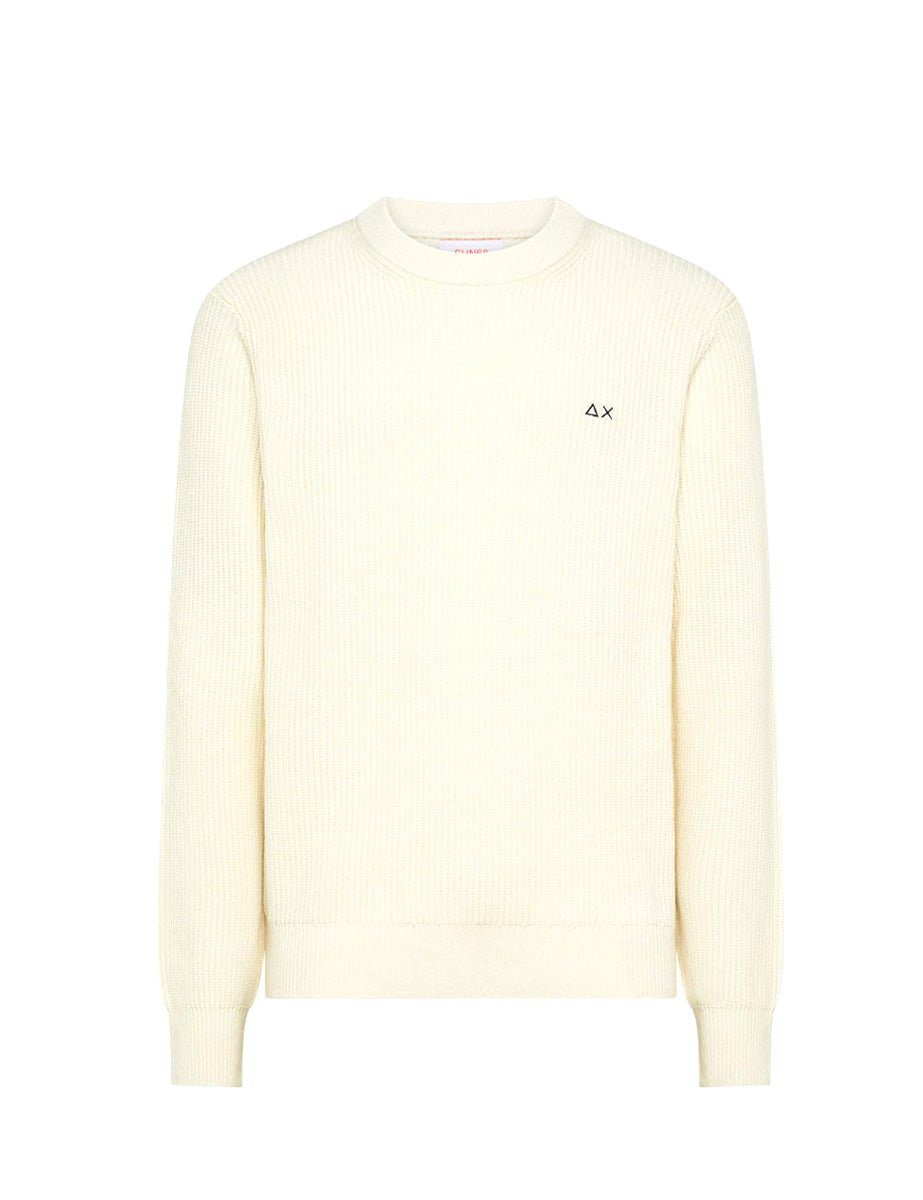pullover costa inglese panna - sun68 - pullover