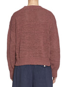 pullover cotone fettuccia brick - roberto collina - pullover