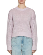 pullover cotone fettuccia light rose - roberto collina - pullover