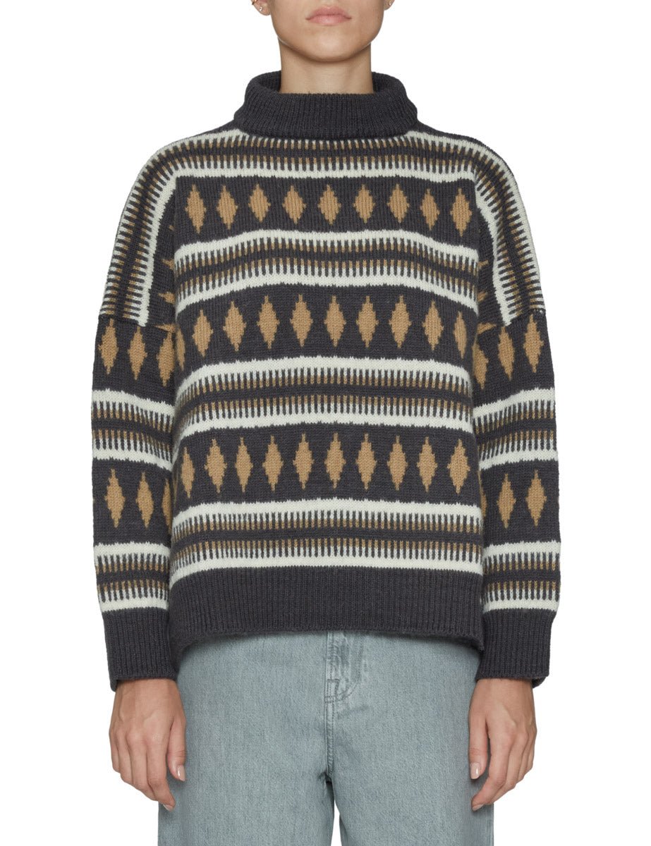 pullover fantasia norvegese stone - jei - o - pullover