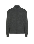 pullover full zip costa inglese grigio scuro - sun68 - pullover