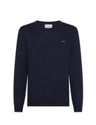 pullover girocollo alpaca blu navy - sun68 - pullover