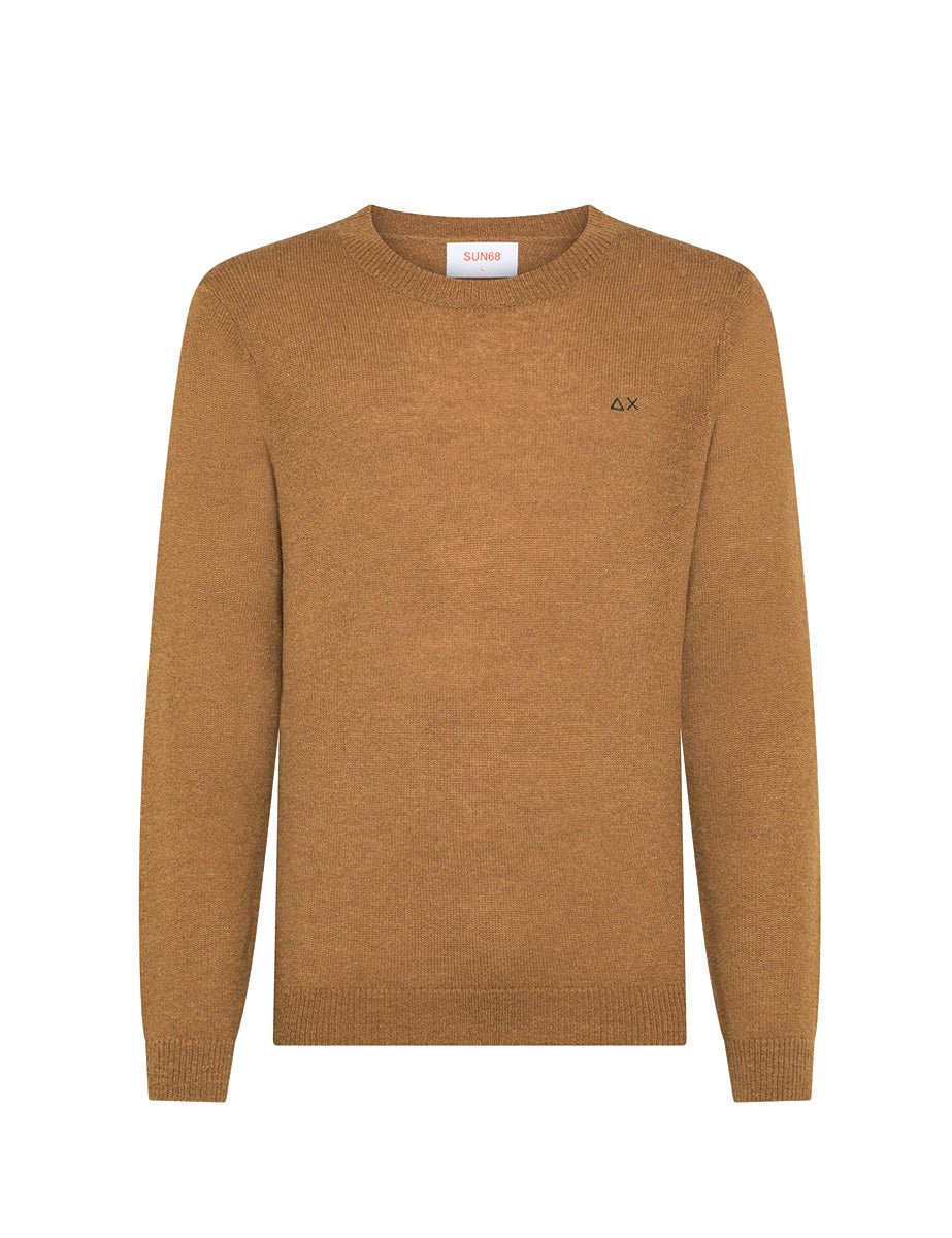 pullover girocollo alpaca deserto - sun68 - pullover