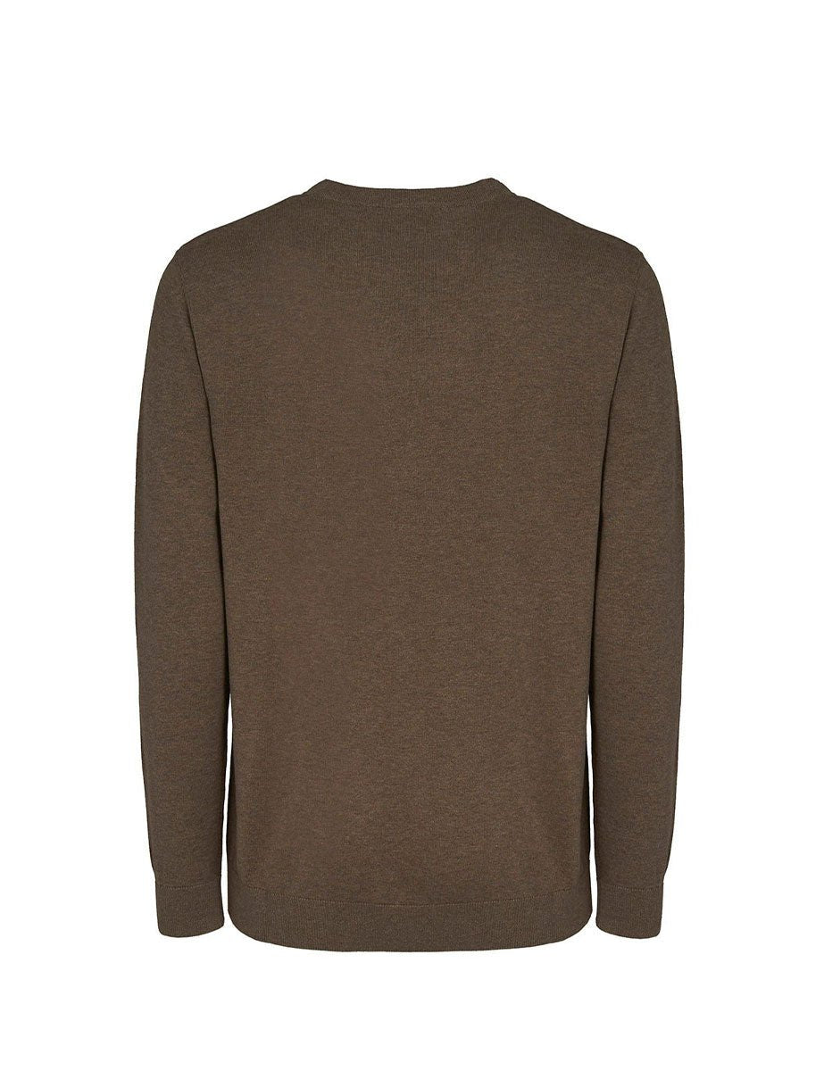 pullover girocollo berg teak - selected - pullover