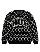 pullover girocollo breakthrough black - huf - pullover