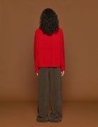 pullover girocollo bright red - rohe - pullover