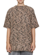pullover girocollo castagna - alysi - pullover