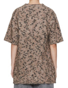 pullover girocollo castagna - alysi - pullover