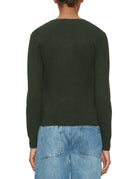 pullover girocollo catelina verde bosco - absolut cashmere - pullover