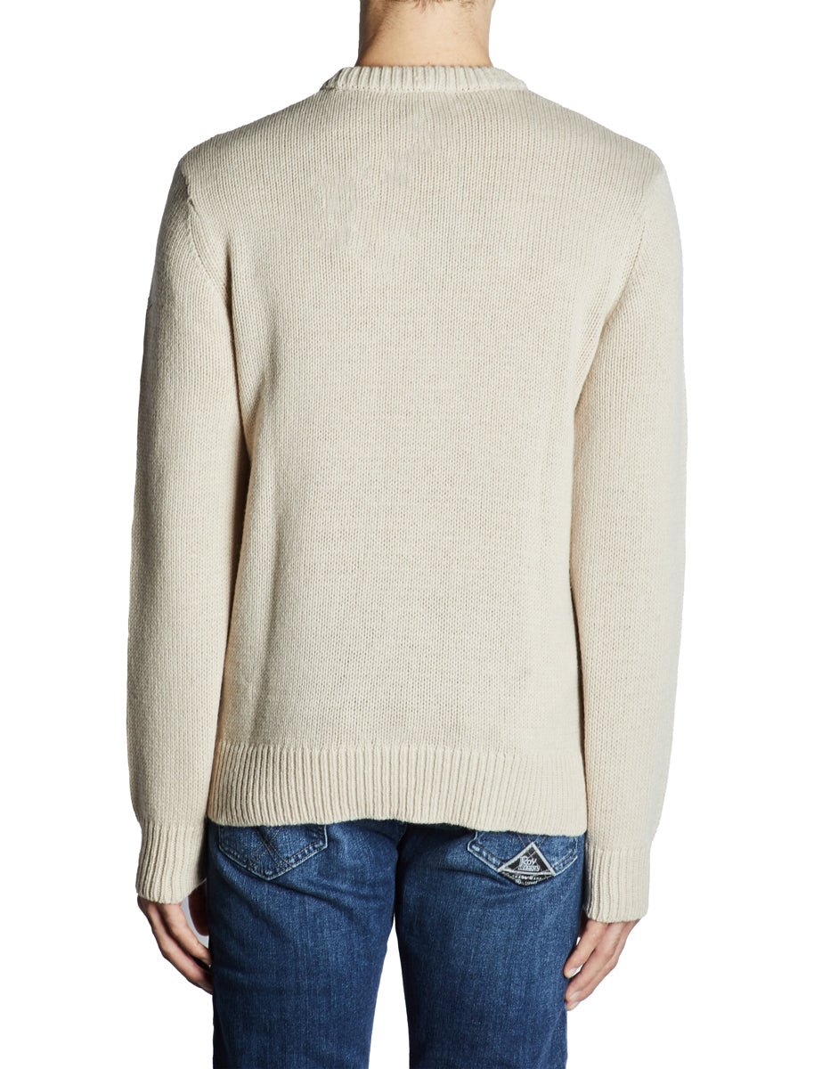 pullover girocollo cody lana avena - selected - pullover