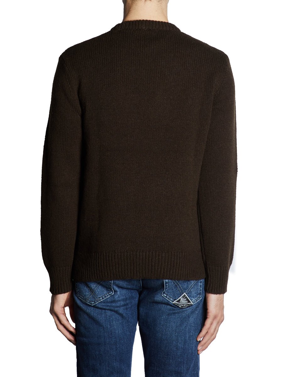 pullover girocollo cody lana cacao - selected - pullover