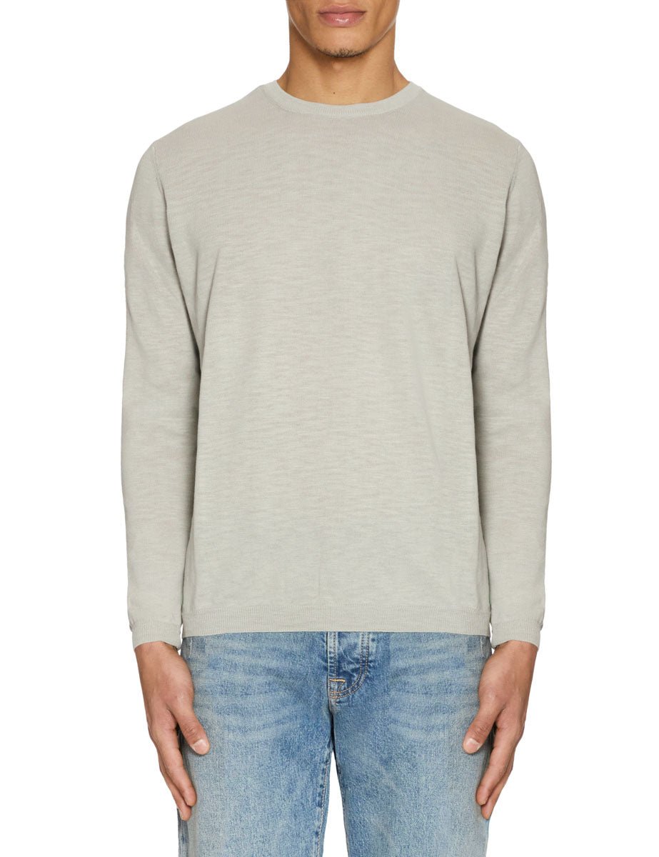 pullover girocollo cotone fiammato vapore - blufrida - pullover