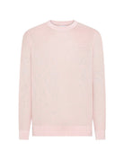 pullover girocollo grana di riso porcellana - sun68 - pullover