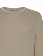 pullover girocollo grana di riso stone - Frida SRL