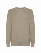 pullover girocollo grana di riso stone - Frida SRL