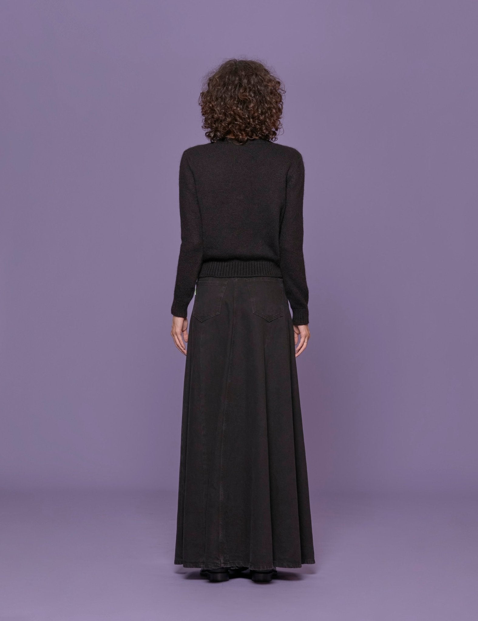 pullover girocollo intarsio nero - stella jean - pullover