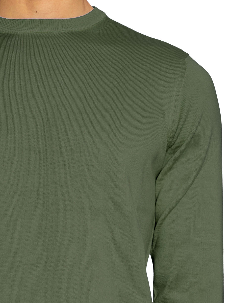 pullover girocollo maglia rasata militare - blufrida - pullover