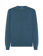 pullover girocollo maglia vintage avio scuro - sun68 - pullover