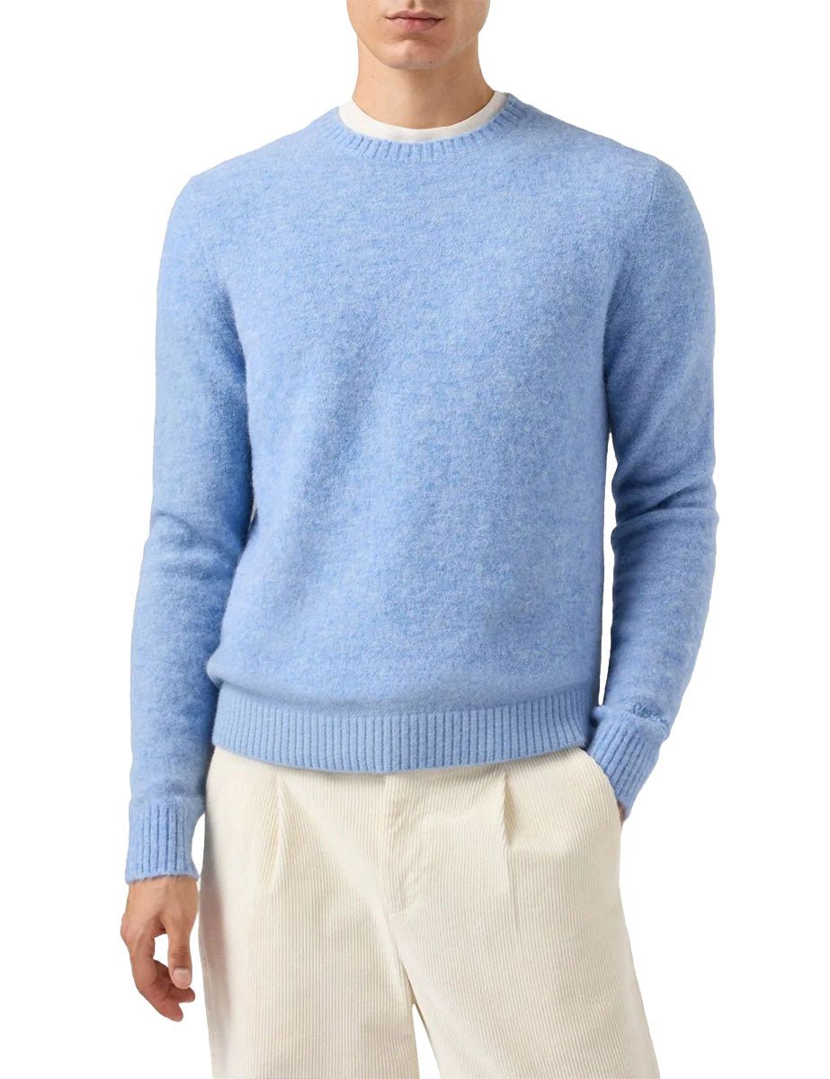 pullover girocollo regent alpaca azzurro - st. barth - pullover