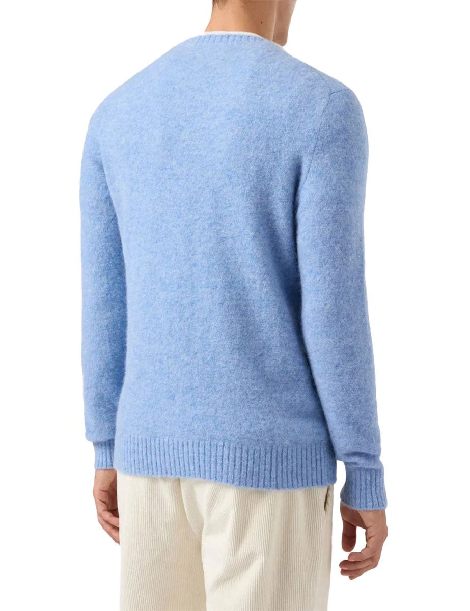 pullover girocollo regent alpaca azzurro - st. barth - pullover