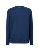 pullover girocollo regent merino cashmere blu scuro - st. barth - pullover
