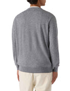 pullover girocollo regent merino cashmere grigio melange - st. barth - pullover