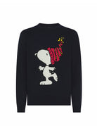 pullover girocollo snoopy blu - sun68 - pullover