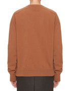 pullover girocollo spilla nocciola - n21 alessandro dell'acqua - pullover