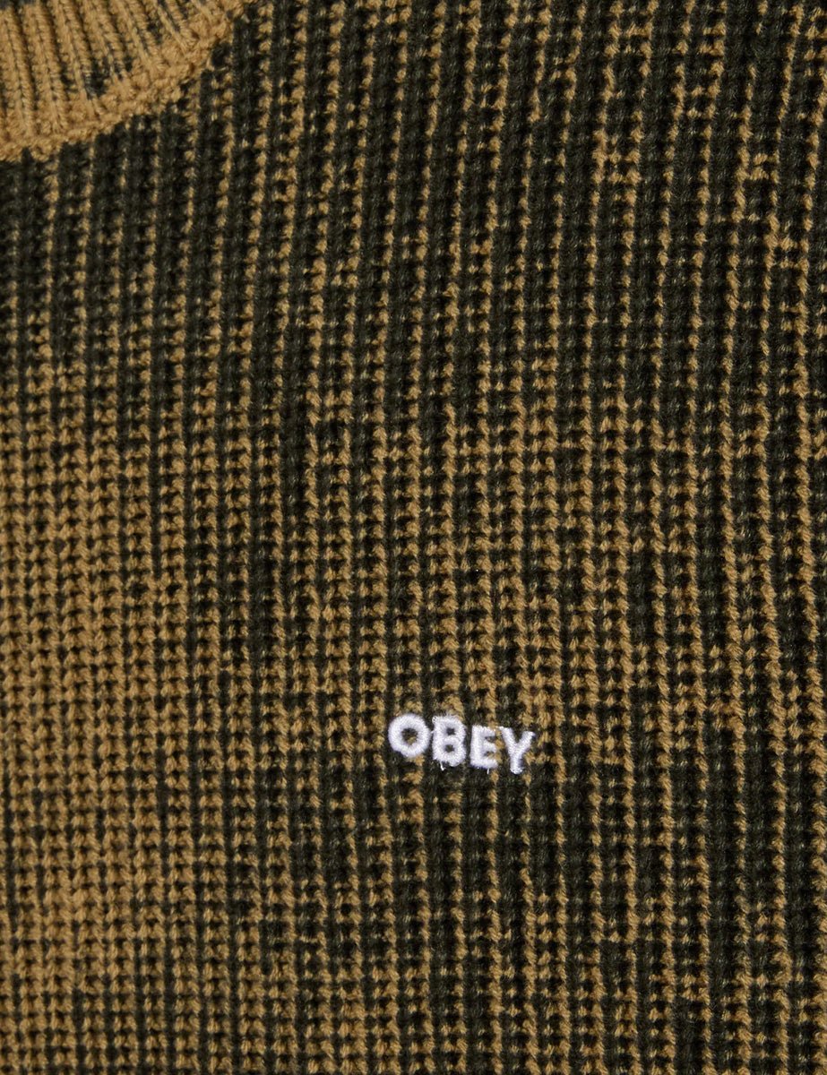 pullover girocollo spray effect kambara - obey - pullover