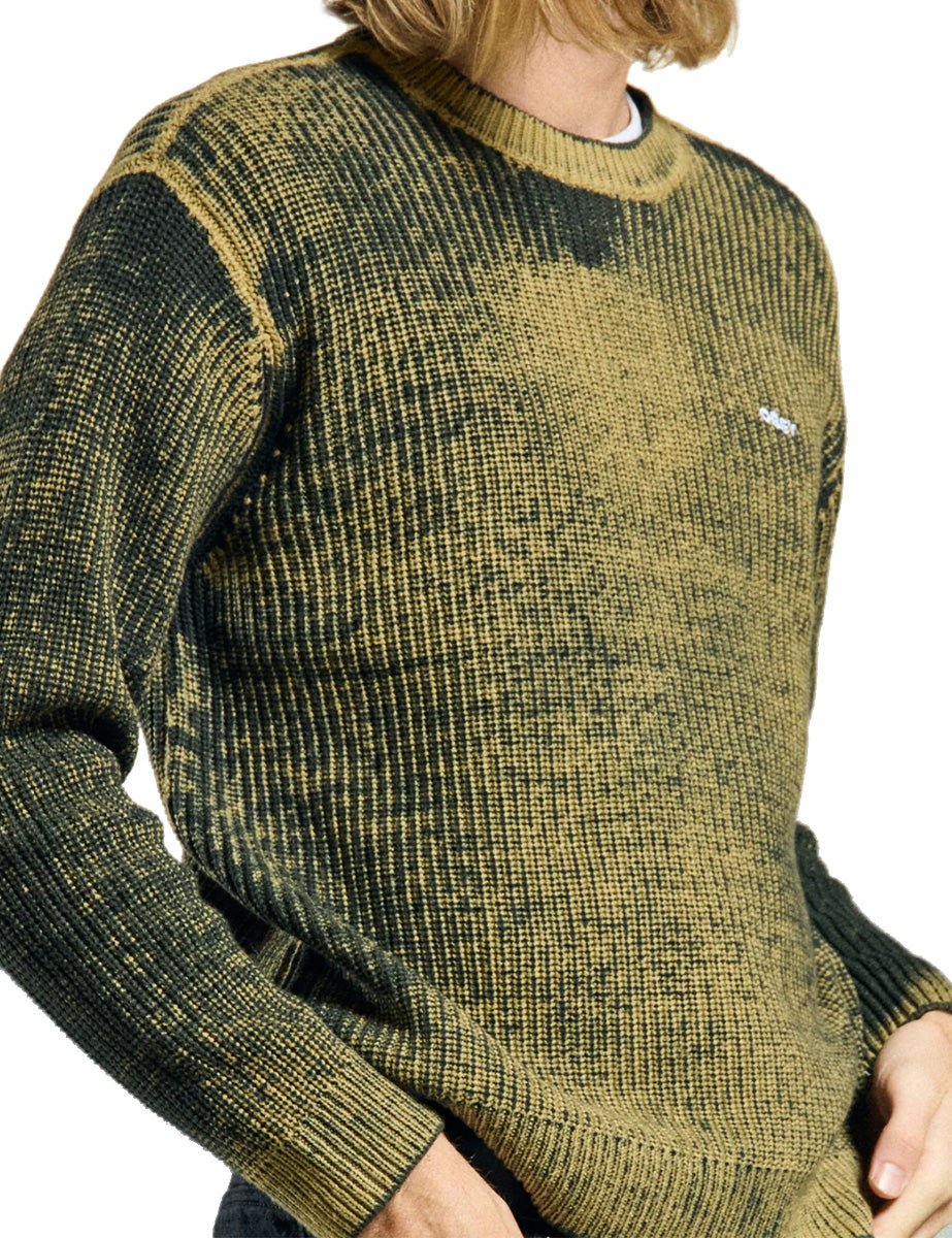 pullover girocollo spray effect kambara - obey - pullover