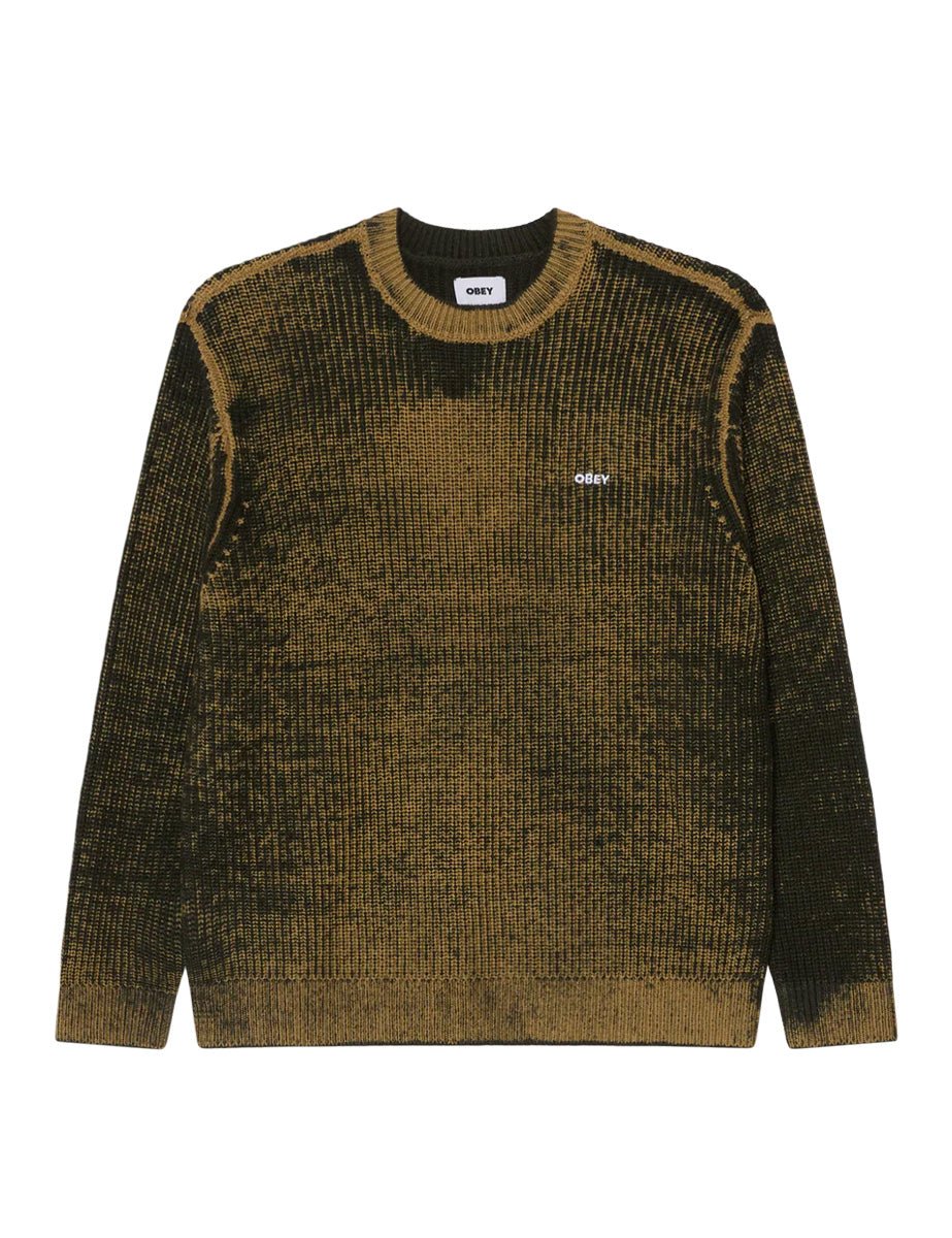 pullover girocollo spray effect kambara - obey - pullover