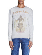pullover girocollo stampa tabacco moto - bob - pullover