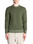 pullover girocollo vanise verde militare - jurta - pullover