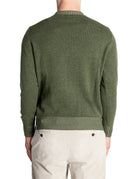pullover girocollo vanise verde militare - jurta - pullover