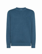 pullover girocollo vintage broken avio scuro - Frida SRL