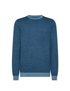 pullover grana di riso vintage avio scuro - sun68 - pullover