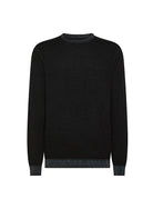 pullover grana di riso vintage nero - sun68 - pullover