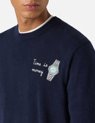 pullover heron light invest time blue navy - st barth - pullover