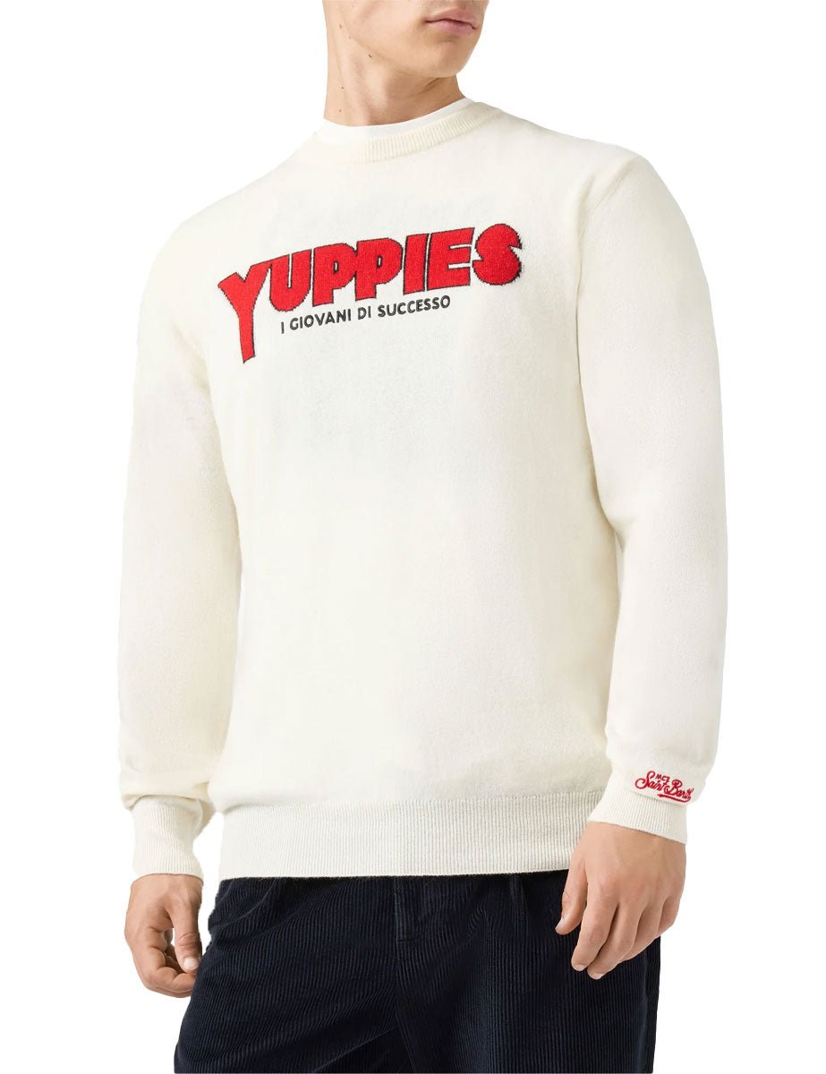 pullover heron light yuppies off white - st. barth - pullover