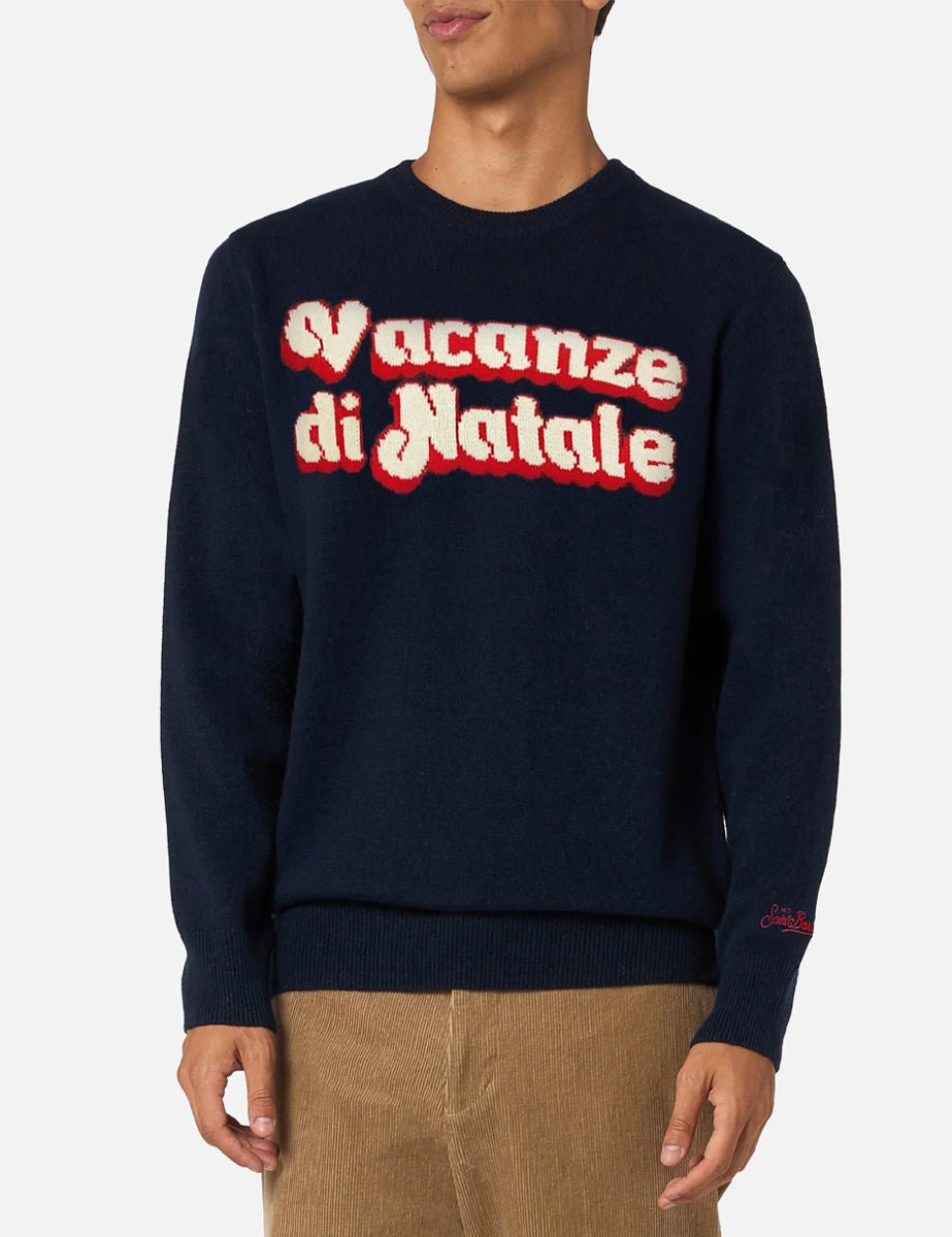 pullover heron vacanze blu - Frida SRL