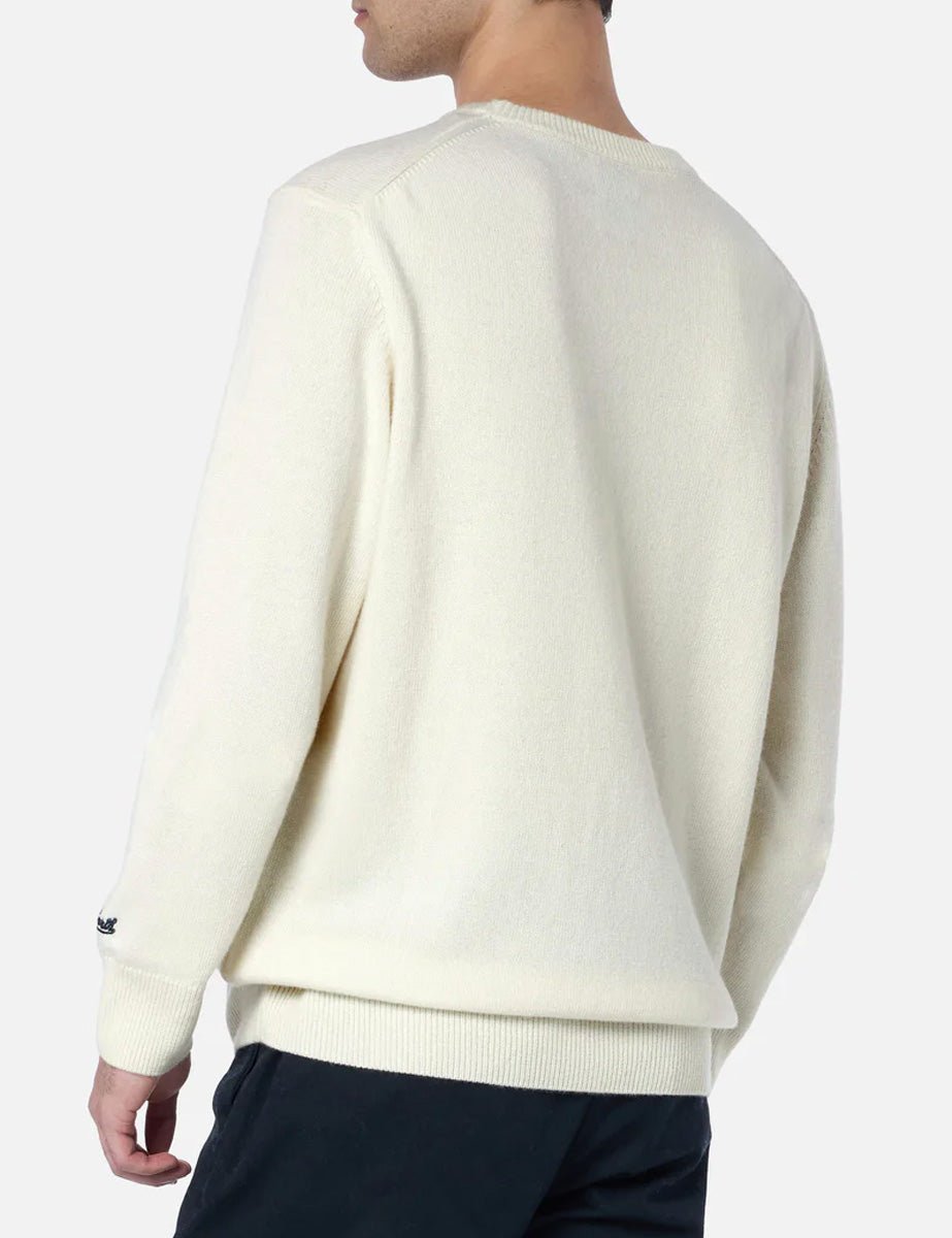 pullover heron vacanze off white - Frida SRL